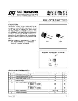 Transistor tt 2222 pdf fillable